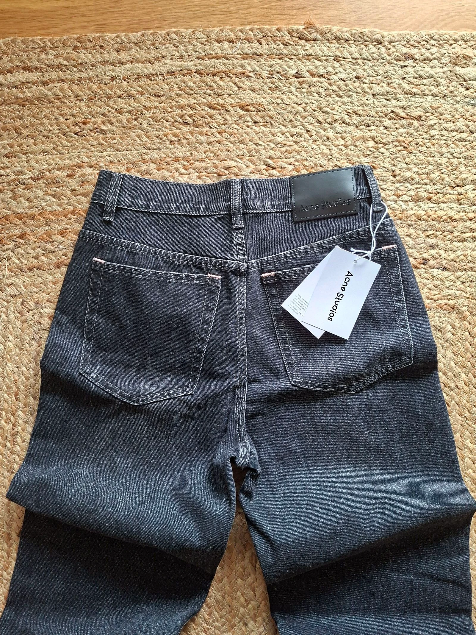 Acne Studios lange baggy zwarte jeans maat S – photo 4